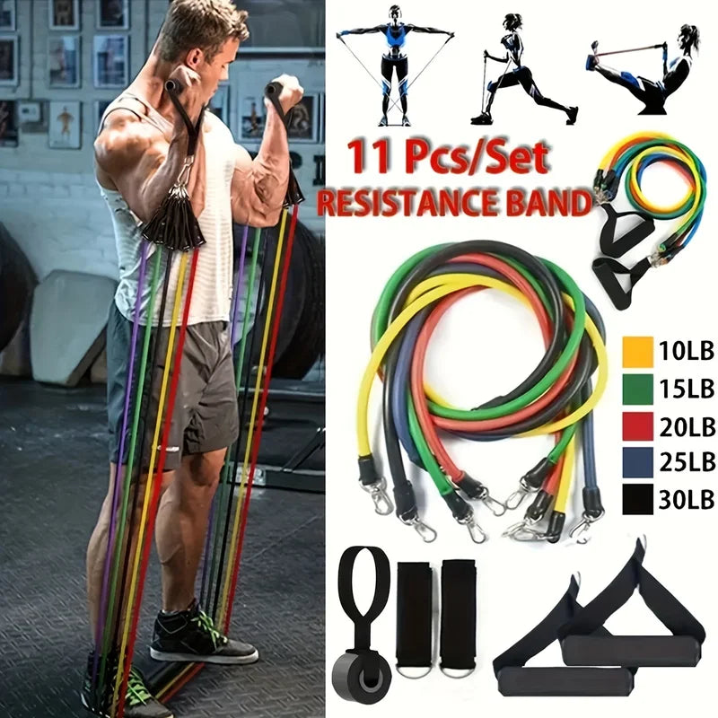 Exercise Resistance Bands for Strength and Muscle Buidling